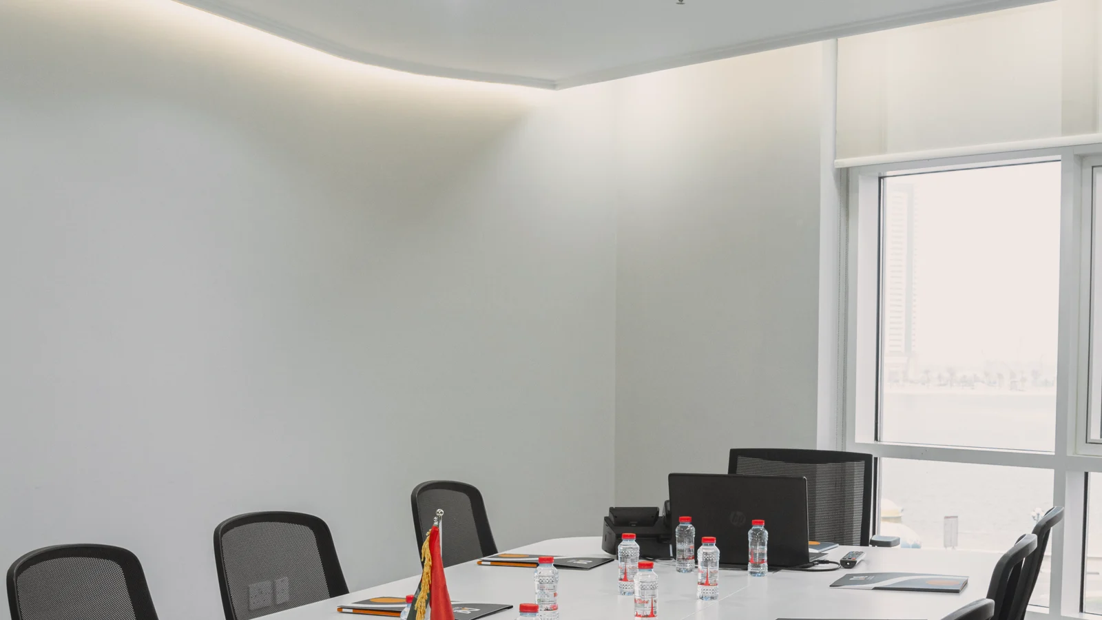 Meeting room at the NJA Dubai office