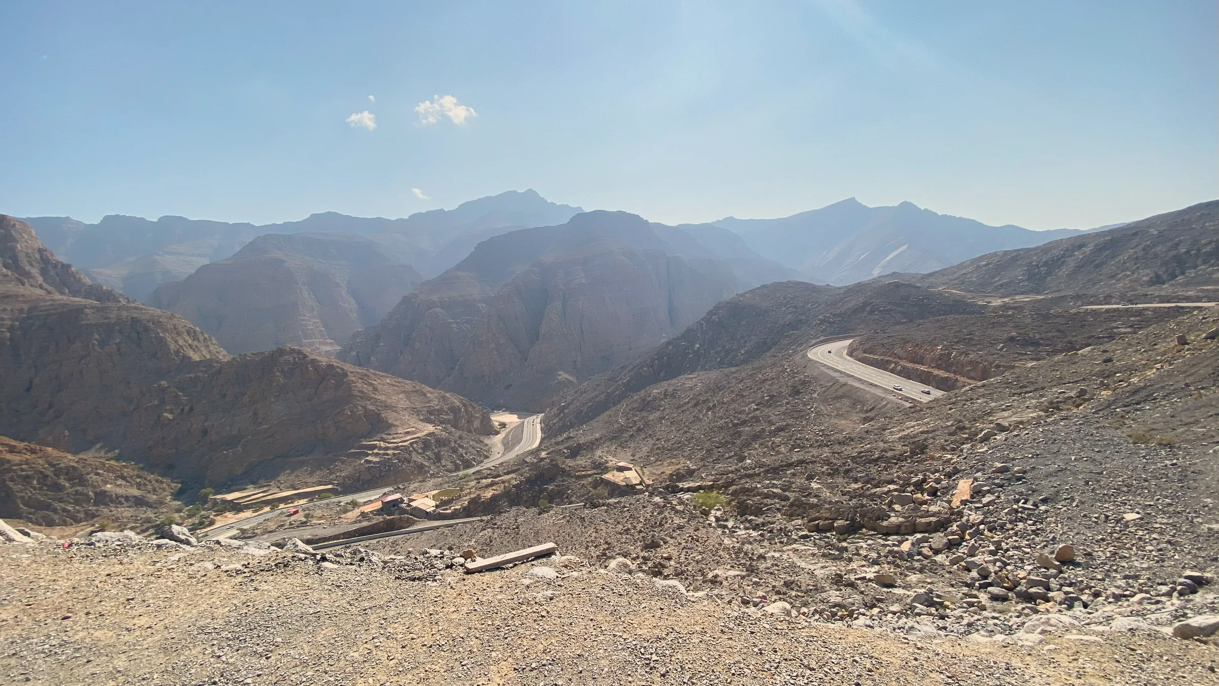 The Hajar mountains near Jebel Jais, Ras Al Khaimah